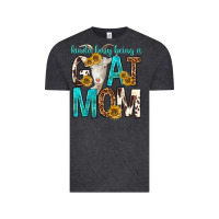 Vintage Black kinda busy being a goat mom Vintage Tee - texasbilliewilder