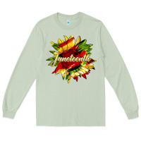Matcha juneteenth sunflower black lives matter Long Sleeve Tee - HRA Design Shop