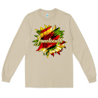 Mushroom juneteenth sunflower black lives matter Long Sleeve Tee - HRA Design Shop