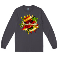 Smoke juneteenth sunflower black lives matter Long Sleeve Tee - HRA Design Shop