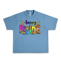 Pebble Blue happy pride Urban Heavy Tee - Zillion Design Studio