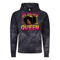 Cloud Black birthday queen Vintage Hoodie - Zillion Design Studio