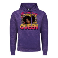 Cloud Purple birthday queen Vintage Hoodie - Zillion Design Studio