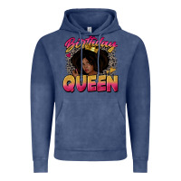 Vintage Denim birthday queen Vintage Hoodie - Zillion Design Studio