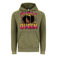 Vintage Olive birthday queen Vintage Hoodie - Zillion Design Studio