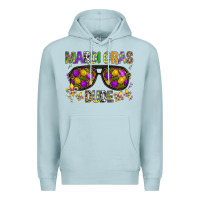 Blue Mist Mardi gras dude Premium Hoodie - BundleAndBundleShop