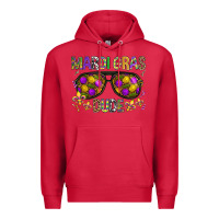 Cardinal Mardi gras dude Premium Hoodie - BundleAndBundleShop