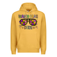 Mustard Mardi gras dude Premium Hoodie - BundleAndBundleShop