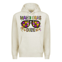 Oatmeal Heather Mardi gras dude Premium Hoodie - BundleAndBundleShop