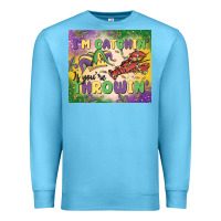 Ocean Blue i'm catchin' if you're throwin Premium Sweatshirt - MaliasSmallBusiness