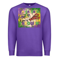 Purple i'm catchin' if you're throwin Premium Sweatshirt - MaliasSmallBusiness