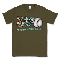 Peace Love Baseball Classic Tee | Teevron