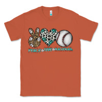 Copper peace love baseball Classic Tee - CowhideDigitalArt