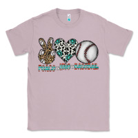 Lilac peace love baseball Classic Tee - CowhideDigitalArt