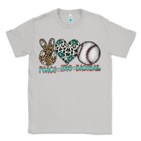 Moon Dust peace love baseball Classic Tee - CowhideDigitalArt