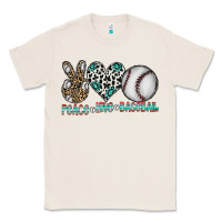 Natural peace love baseball Classic Tee - CowhideDigitalArt