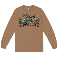 Toasted Coconut raising believers Long Sleeve Tee - CowhideDigitalArt