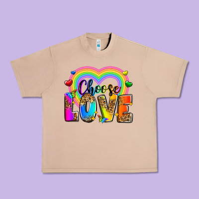 Choose Love Urban Heavy Tee Designed By Zillion Design Studio