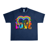 Navy Choose love Urban Heavy Tee - Zillion Design Studio