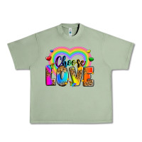 Oil Green Choose love Urban Heavy Tee - Zillion Design Studio
