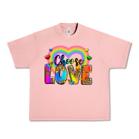 Salmon Choose love Urban Heavy Tee - Zillion Design Studio