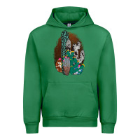 Emerald Western Cowhide Cactus Urban Hoodie - Bettercallsaul