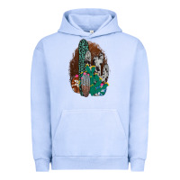 Pigment Grape Ice Western Cowhide Cactus Urban Hoodie - Bettercallsaul