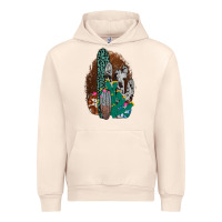 Sandshell Western Cowhide Cactus Urban Hoodie - Bettercallsaul