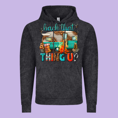 Back That Thing Up Vintage Hoodie Designed By Texasbilliewilder