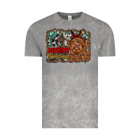 Cloud Rock merry christmas highland cow Vintage Tee - RanaPortraitStore