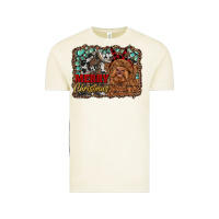 Vintage Arctic merry christmas highland cow Vintage Tee - RanaPortraitStore
