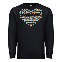 Black 100 days of school Premium Sweatshirt - MaliasSmallBusiness
