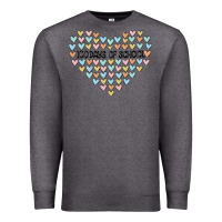 Charcoal Heather 100 days of school Premium Sweatshirt - MaliasSmallBusiness