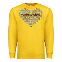 Lemon 100 days of school Premium Sweatshirt - MaliasSmallBusiness