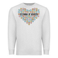 100 Days Of School Premium Sweatshirt | Teevron