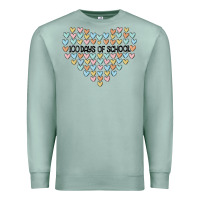 Seafoam 100 days of school Premium Sweatshirt - MaliasSmallBusiness