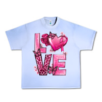 Grape Ice Love Cancer with Heart Urban Heavy Tee - texasbilliewilder