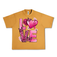 Peanut Butter Love Cancer with Heart Urban Heavy Tee - texasbilliewilder