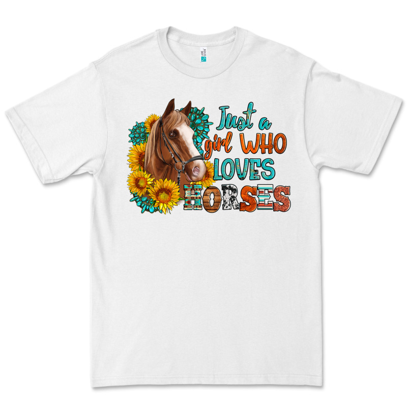 Just A Girl Who Loves Horses Premium Tee by Artiststas | Teevron