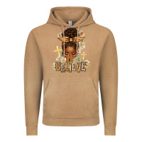 Vintage Camel believe praying afro messy bun Vintage Hoodie - texasbilliewilder