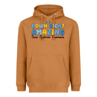 Meerkat down right amazing down syndrome awareness Heavyweight Hoodie - MaliasSmallBusiness