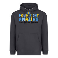 Smoke down right amazing down syndrome awareness Heavyweight Hoodie - MaliasSmallBusiness