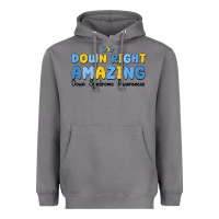 Storm down right amazing down syndrome awareness Heavyweight Hoodie - MaliasSmallBusiness