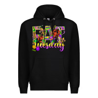 Black Mardi Gras fat tuesday Premium Hoodie - BundleAndBundleShop