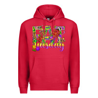 Cardinal Mardi Gras fat tuesday Premium Hoodie - BundleAndBundleShop