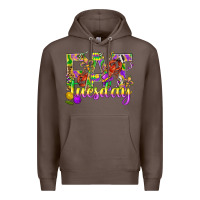 Coffee Mardi Gras fat tuesday Premium Hoodie - BundleAndBundleShop