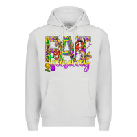 Dove Grey Mardi Gras fat tuesday Premium Hoodie - BundleAndBundleShop
