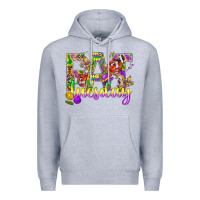 Heather Grey Mardi Gras fat tuesday Premium Hoodie - BundleAndBundleShop