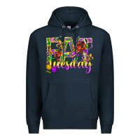 Navy Mardi Gras fat tuesday Premium Hoodie - BundleAndBundleShop