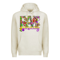 Oatmeal Heather Mardi Gras fat tuesday Premium Hoodie - BundleAndBundleShop